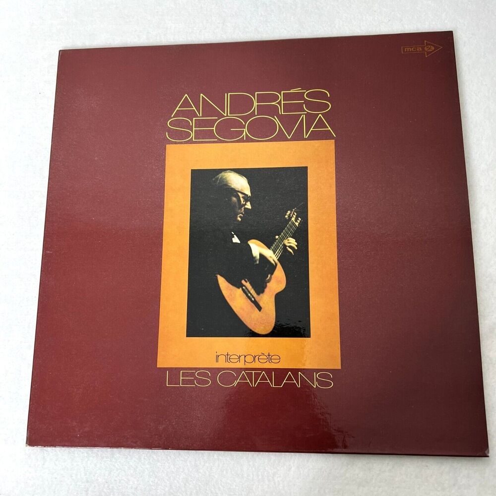 Vintage Andres Segovia Les Catalans Vinyl Record German Version